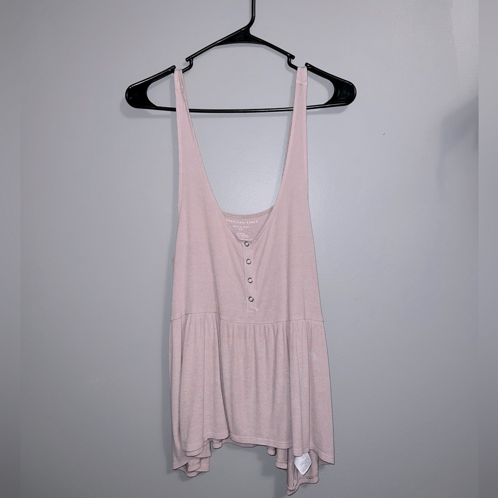 American Eagle Peplum Tank Top